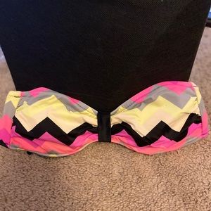 Strapless bathing suit top